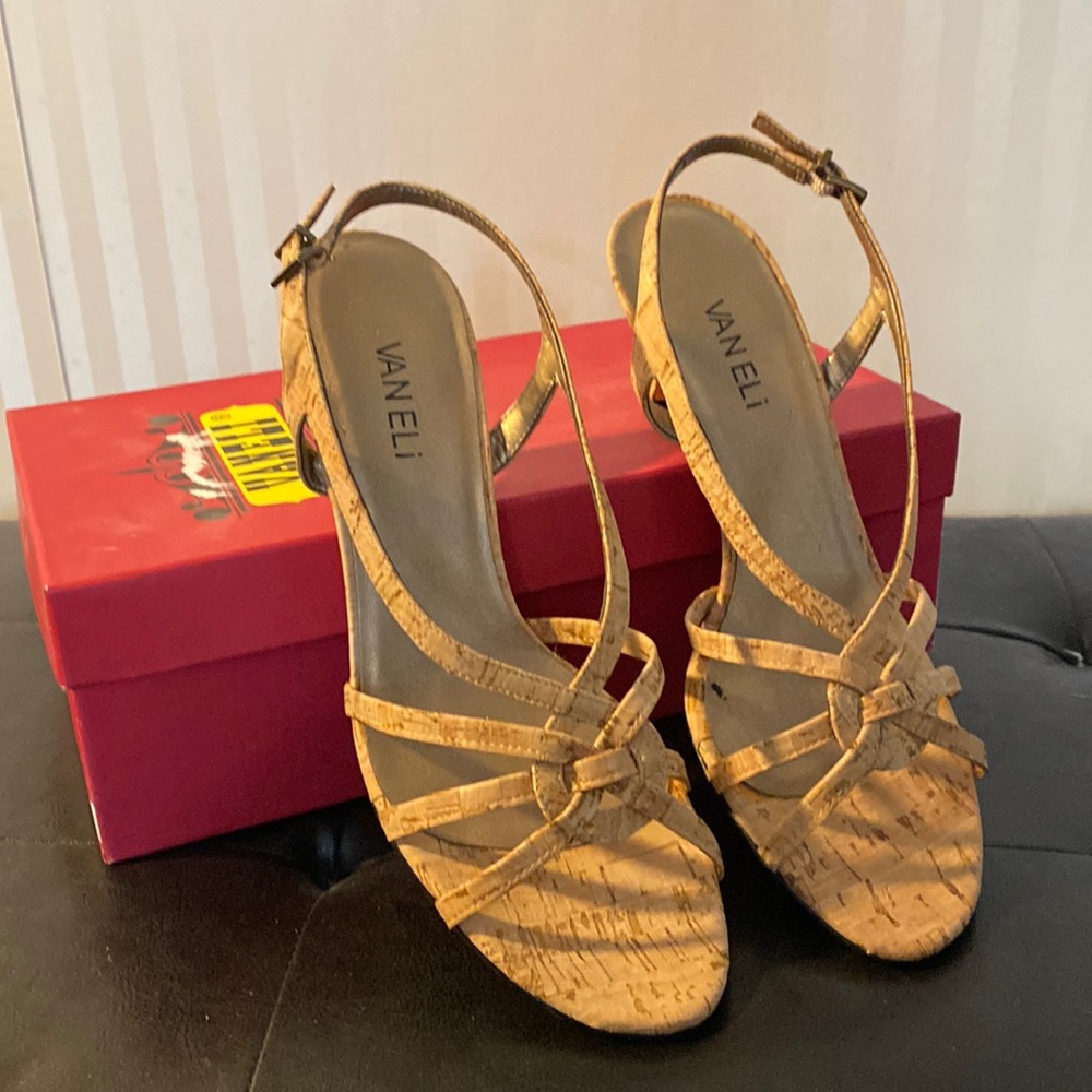 NWT Cork Sandals